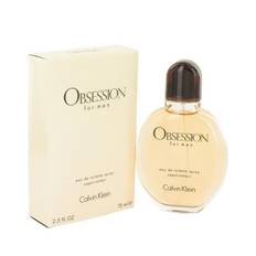 OBSESSION by Calvin Klein Eau De Toilette Spray 2.5 ozMale(cologne, perfume, fragrance) - 2.5 oz