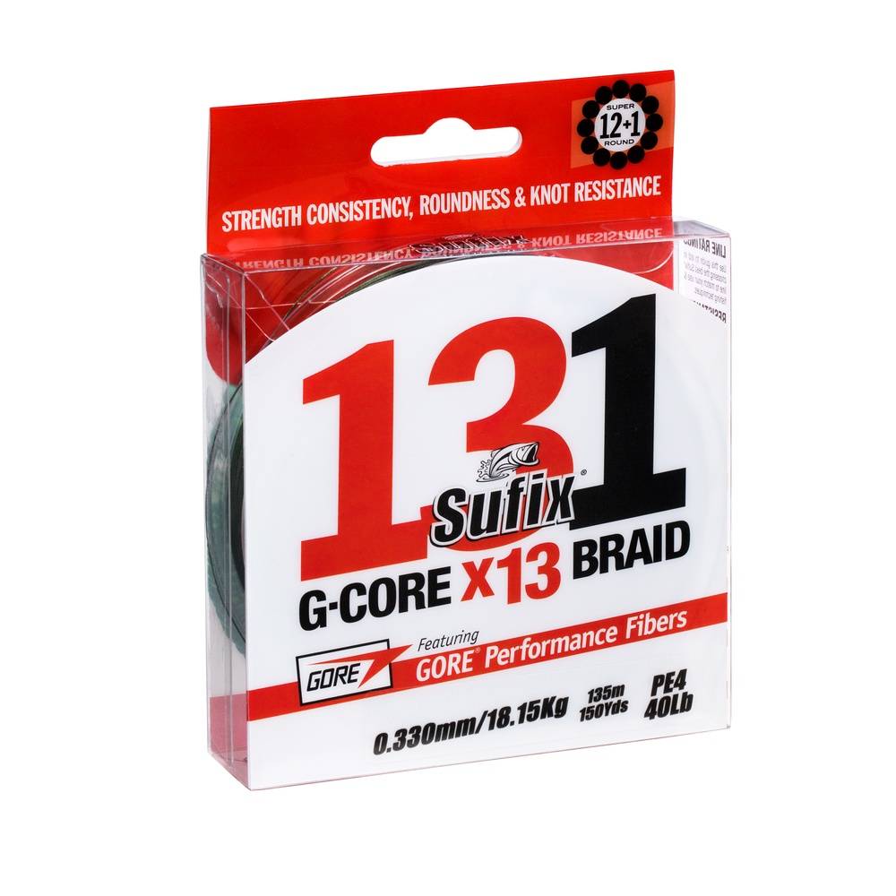 Sufix 131 G-Core X13 LO-VIS GREEN - 0,205mm/12,7kg