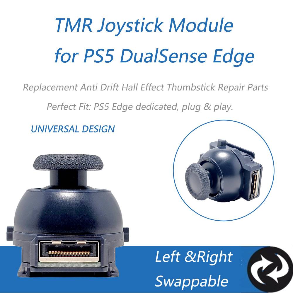 TMR Joystick Replacement Module for PS5 DualSense Edge Controller, Anti Drift Thumb Stick Repair Part, Upgraded from Hall Effect