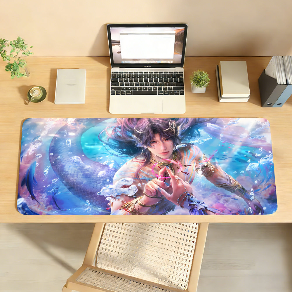 Love and Deepspace Rafayel Mouse Pad Non-slip Locking Edge DeskMat PC Laptop Accessories Rubber Office Keyboard Large Game