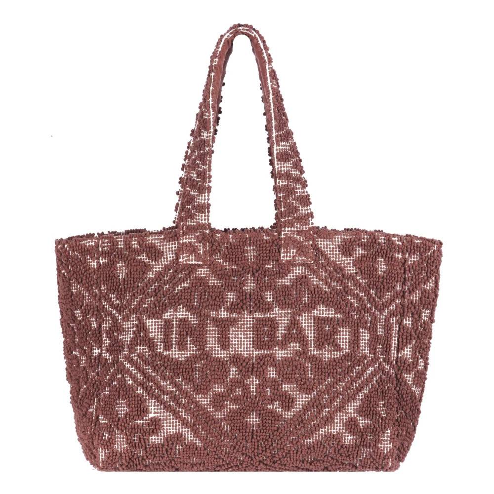 MC2 Saint Barth Vanity Tufting Tote Bag - Tasker - Dame - Brun - ONE SIZE - Bomuld