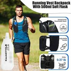Running Hydration Vest Backpack Lightweight Running Vest Women Men,Reflective Camel Hydration Water Backpack For Cycling Hiking Marathon(Backpack With - Multi-color