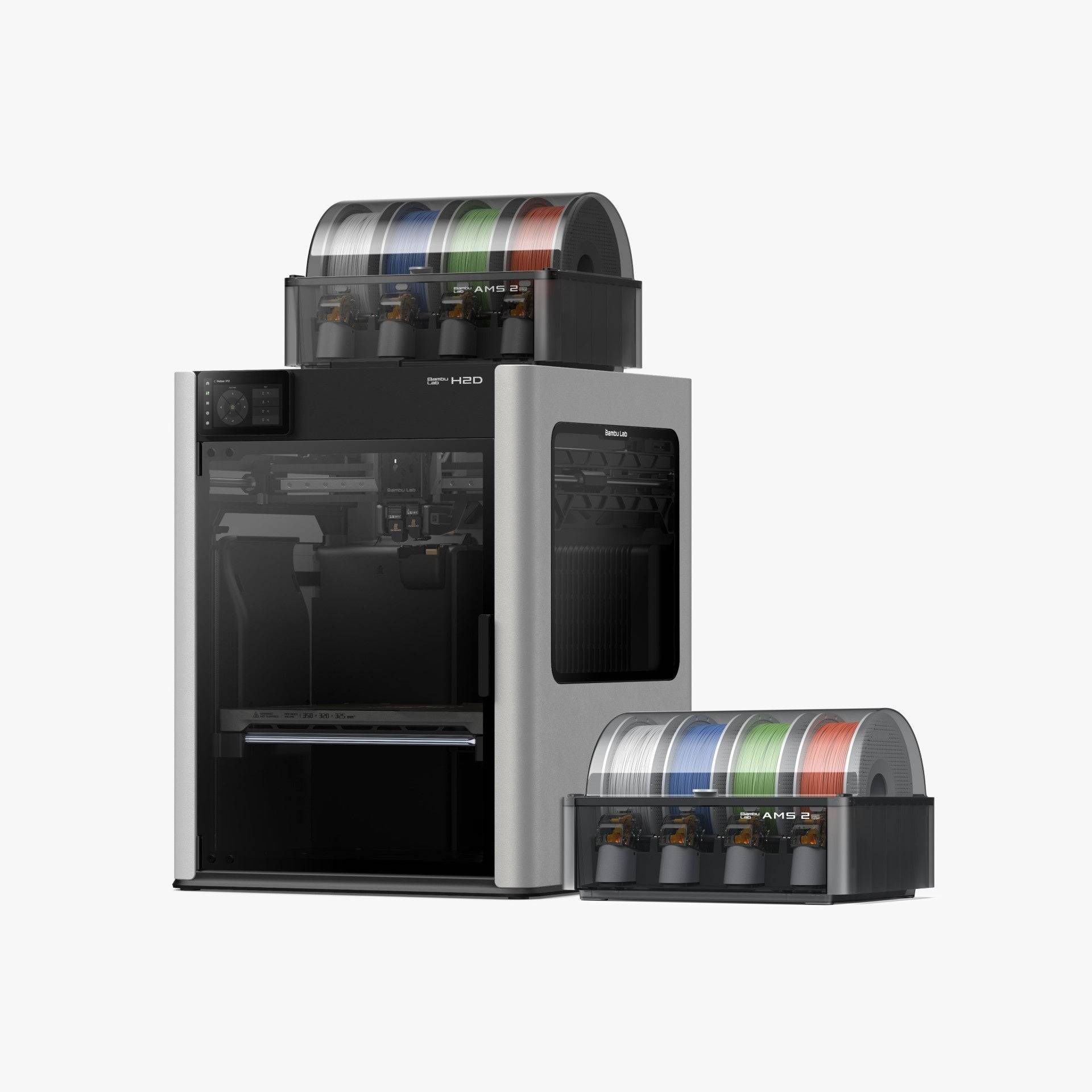 Bambu Lab - H2D-More-Color 3D-skrivarpaket - H2D Combo + AMS 2 PRO