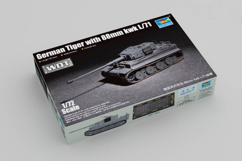 Tiger w. 88mm Kwk L/71 1/72