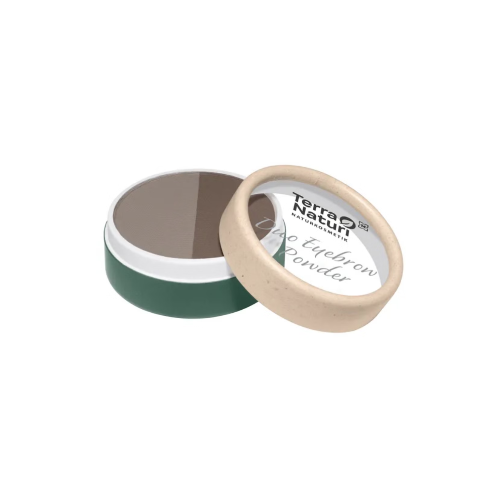 Terra naturi Øjenbrynspudder Duo, Mørk - 2 (2,50 g)