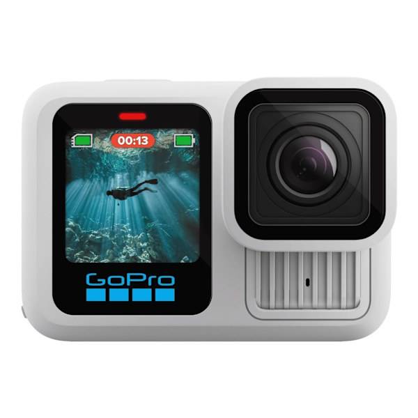 GoPro HERO13 Black - Aktionkamera - 5.3K / 60 fps - 27.6 MP - Wi-Fi, Bluetooth 5.3 LE upp till 10 m - polarvit