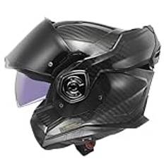 LS2, ADVANT X CARBON Matt Carbon, Modulär motorcykelhjälm, 3XL