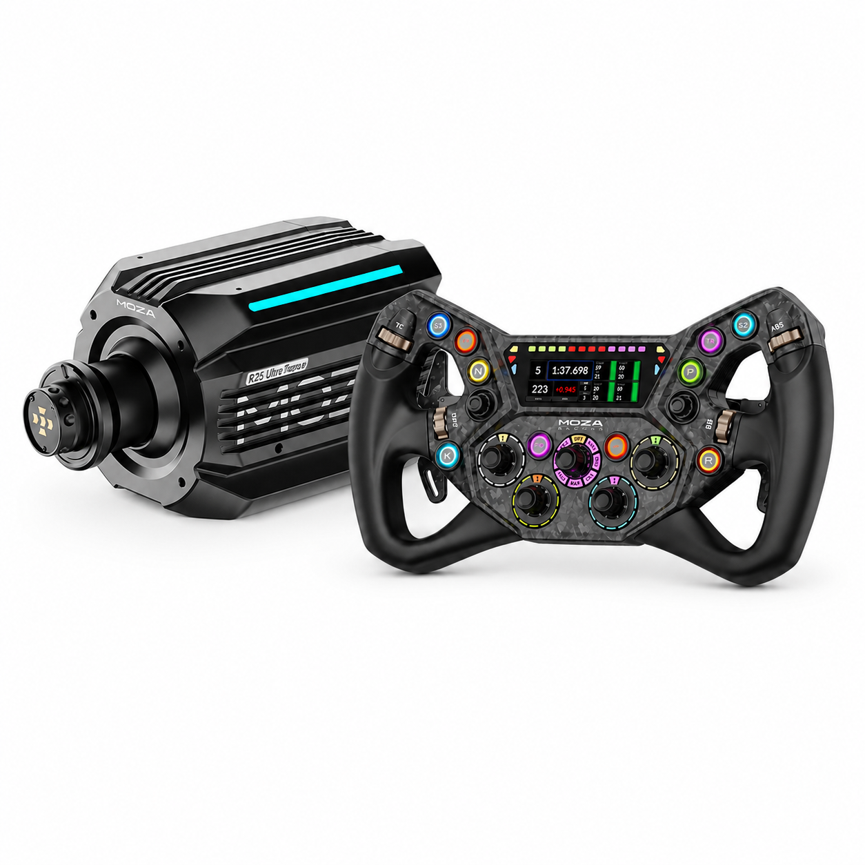 MOZA R25 Ultra + KS Pro Steering Wheel Bundle