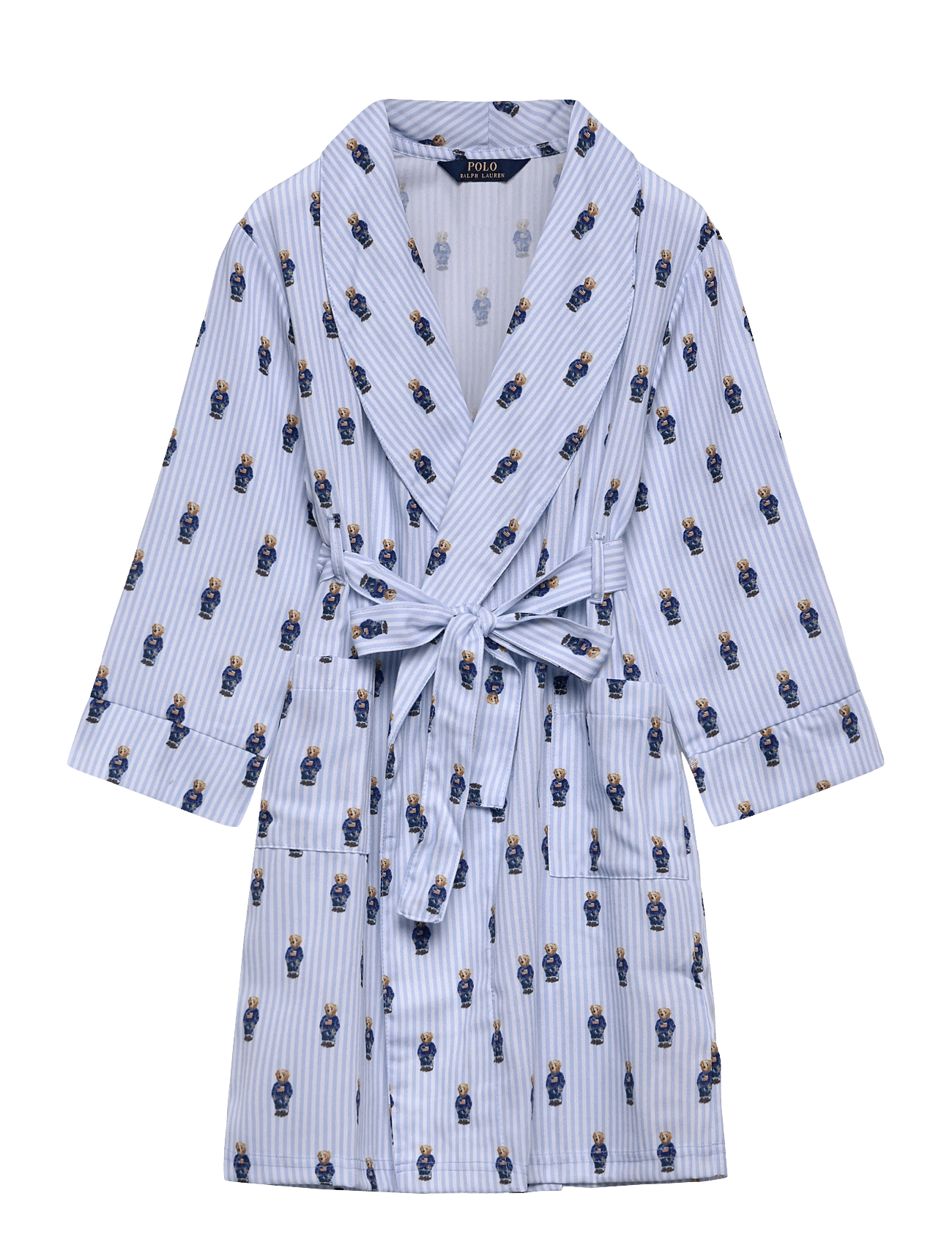 Ralph Lauren Kids Rln Bear Robe - Blue - 116/122