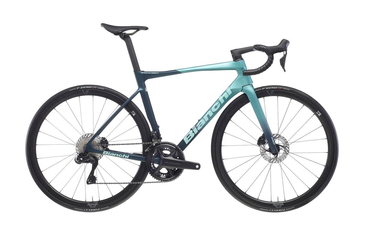 Bianchi Specialissima Pro Racercykel Blue Tail/M.Celeste/CK16 Matt, Str. 47 - Blå (47)