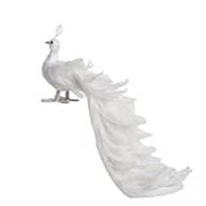 perfk Peacock Simulation Bird Artificiell Fjäder Modell För Trädgård Gräsmatta