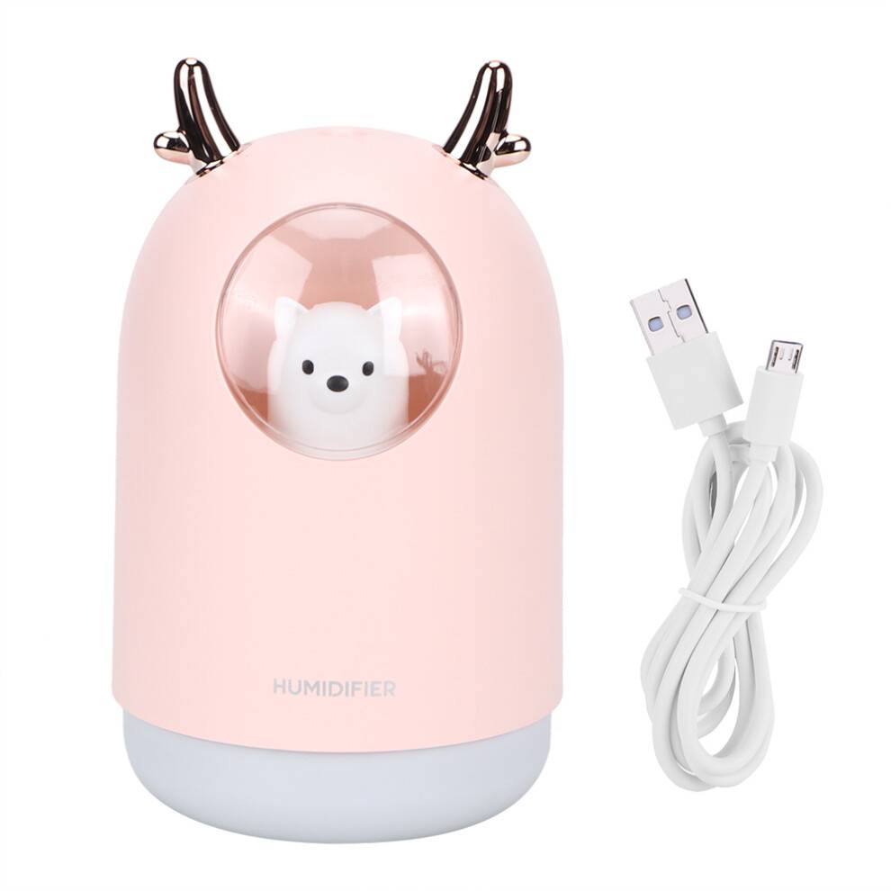 Stille Cool Mist Luftfugter Med Filter Vatrondeller, LED Natlys Bærbare Mini Luftfugtere Automatisk Slukning Kun USB Cool Mist Rum Luftfugter Til O