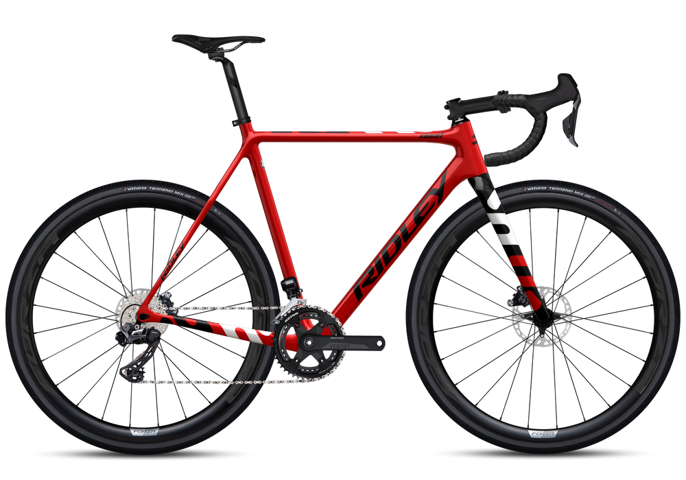 Ridley X-Night SL Disc 2025 - Shimano GRX Di2 2x11sp - Forza Levanto - 002 / 54 / Red