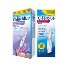 Paket från Clearblue! 2 Graviditetstest plus + 10 Ägglossningstest Digitalt