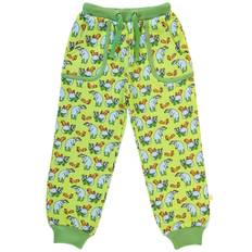 Småfolk Sweatpants with badger and squirrel  Pear Green 1-2 Y  Grön  1-2 år  man