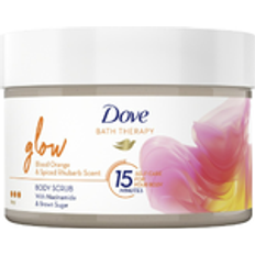 Dove Bath Therapy Bodyscrub Glow Blood Orange & Spiced Rhubarb Scent 295ML