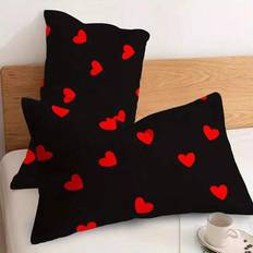 1/2 st Love Pattern Örngott, Mjukt Andas Örngott för att sova, Premium Kvalitet Kuddskydd för Sovrum Soffa Sovsal Heminredning, Utan Kuddkärna - Multifärgad - 30*50
