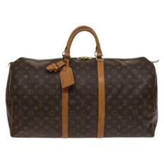 Louis Vuitton Vintage, Vintage , Dame, Brun, ONE SIZE, Pre-owned Weekend Taske