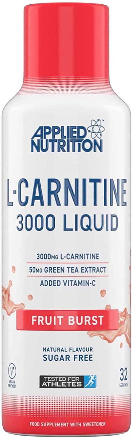 APPLIED NUTRITION L-CARNITINE LIQUID 3000 + GREEN TEA 480 ml