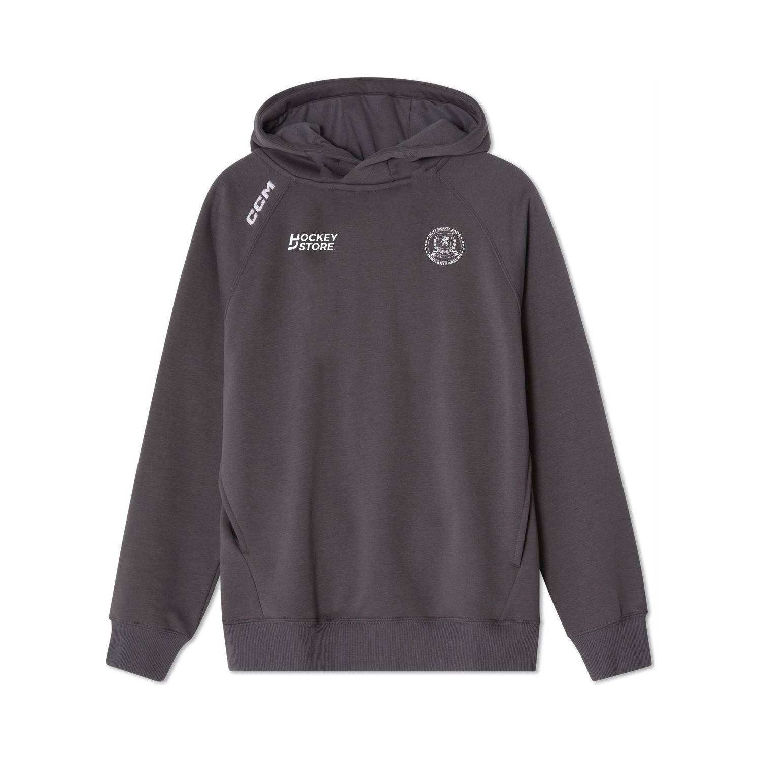 CCM Hoodie Team ÖIF Jr - Grå (S)