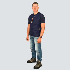 Outdoor Quilt Vest Navy / XL