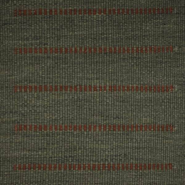 C Olesen C. Olesen Kelim tæppe - Mista Stripe - 60 x 90 cm - Mossgreen/Chestnut