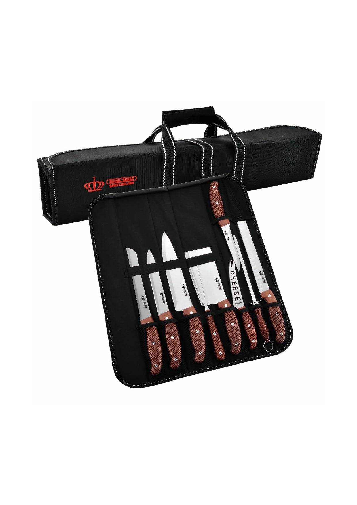 Knivset 9-pack med väska