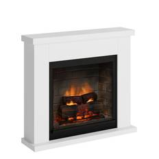 Elkamin Tagu Frode Electric med PowerFlame 2 Ren vit - Vit