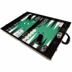 54 cm sort krokodille backgammon