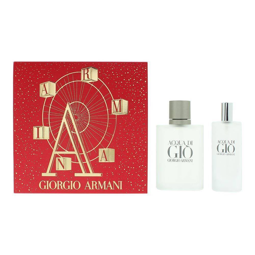 Giorgio Armani Acqua di Gio Eau de Toilette Uomo 50 ml + 15 ml — Eau de Toilette