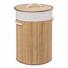 Round bamboo laundry basket 48 liters Atmosphéra