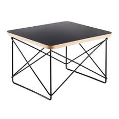 Vitra - Occasional Table LTR Black/Basic Dark - Små borde og sideborde - Charles & Ray Eames - Sort - Metal/Træ