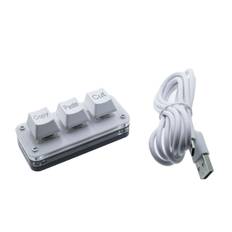 XYZA Tiny Keyboard Copy Paste Cut Keyboard 3key White