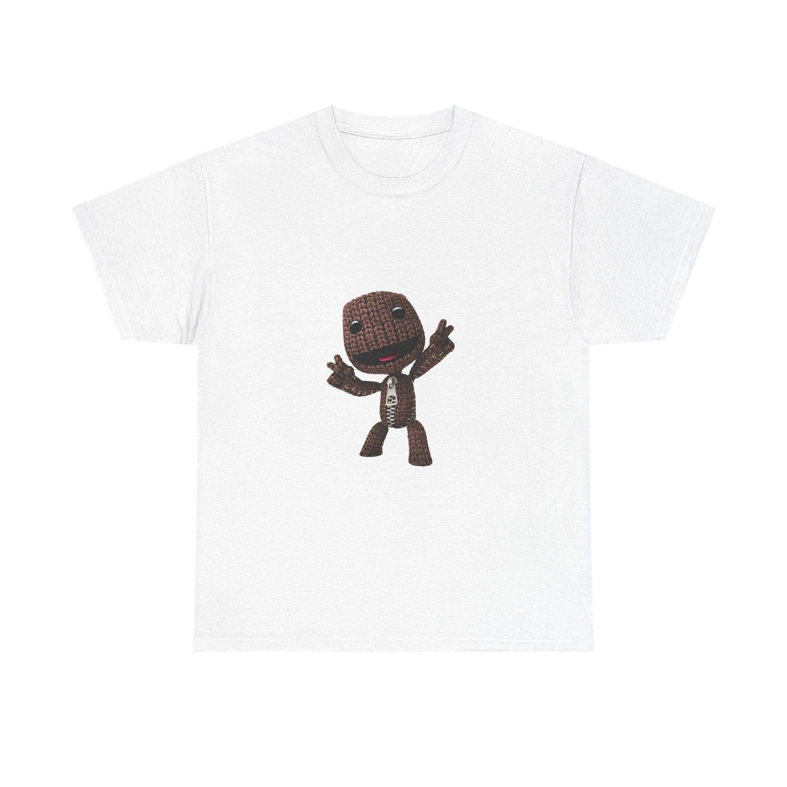 Sackboy T-shirt: Little Big Planet Unisex T-shirt cm gray