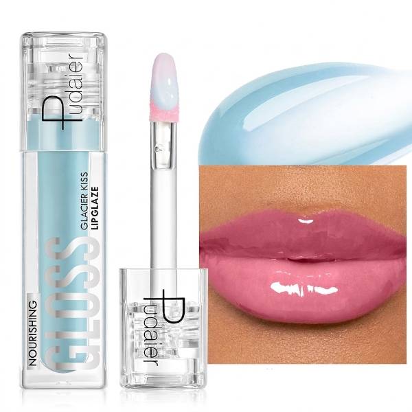 Pudaier - Extra Shine Lip Gloss - 4g - 12 Tide Flood - Blue