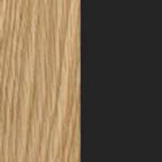 Skovby SM26 Spisebord inkl. 3 stk. Tillægsplader L: 155-308 cm - Naturolieret Eg/Sort Laminat