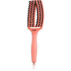 Olivia Garden Fingerbrush Boar & Nylon Hårbørste med børstehår af nylon og vildsvin Radiant Peach 1 stk. - 1 stk.