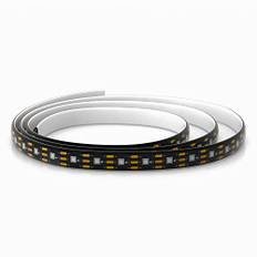 RGB LED-remsor WS2812B individuellt adresserbar flexibel svart PCB Dream Color Strip, IP65-vattentätt, gör-det-själv-projekt med kontroll (DC 5 V), för TV, fest, jul etc. (1 m, 60 LED/m)