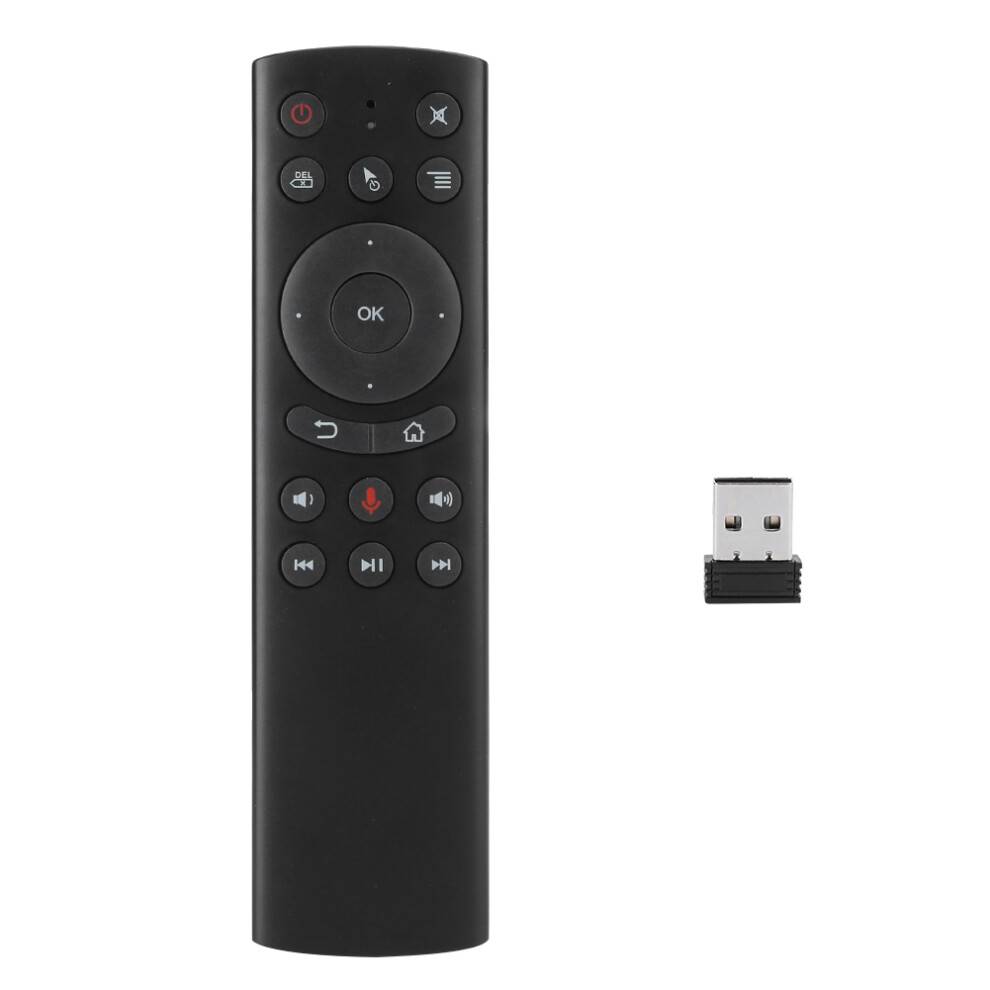 Avanceret stemmeaktiveret fjernbetjening med dobbelt vibrationsfeedback og lagring af IR-kode, ideel til Android TV Box, Smart TV og Mini PC