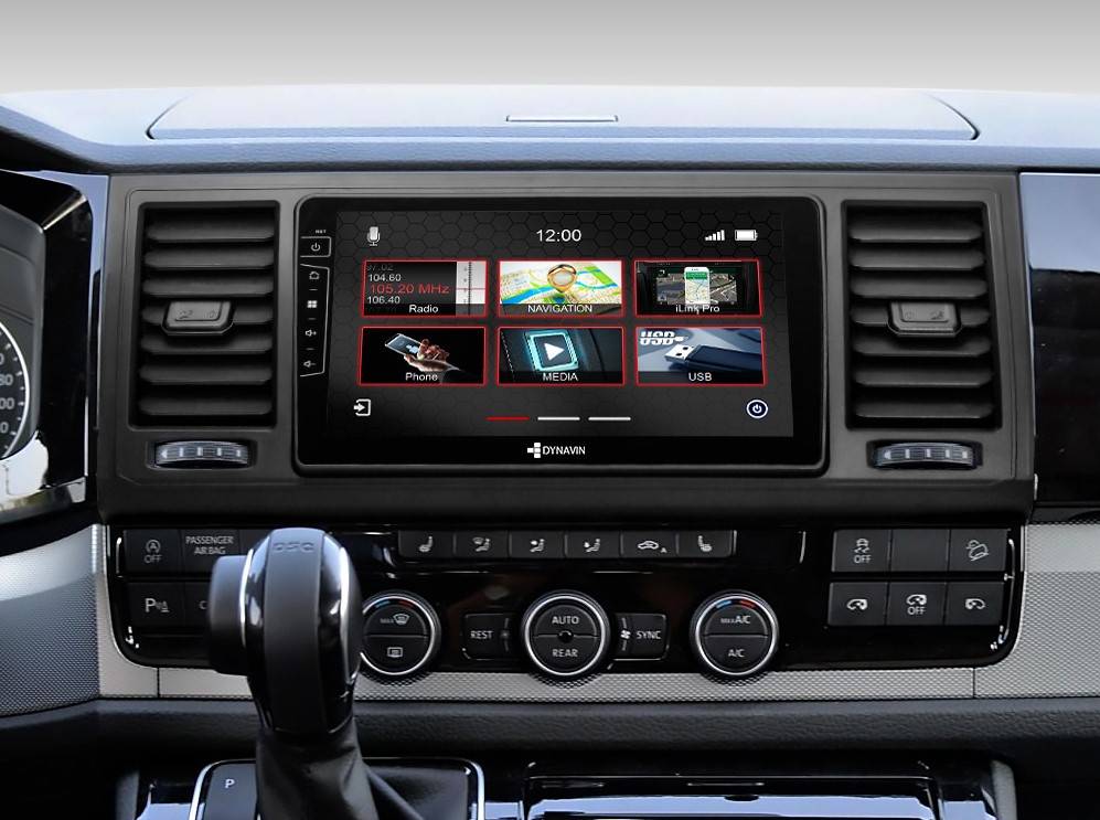 Carplay, navi & DAB+ radio til VW MIB inkl. 9" skærm.