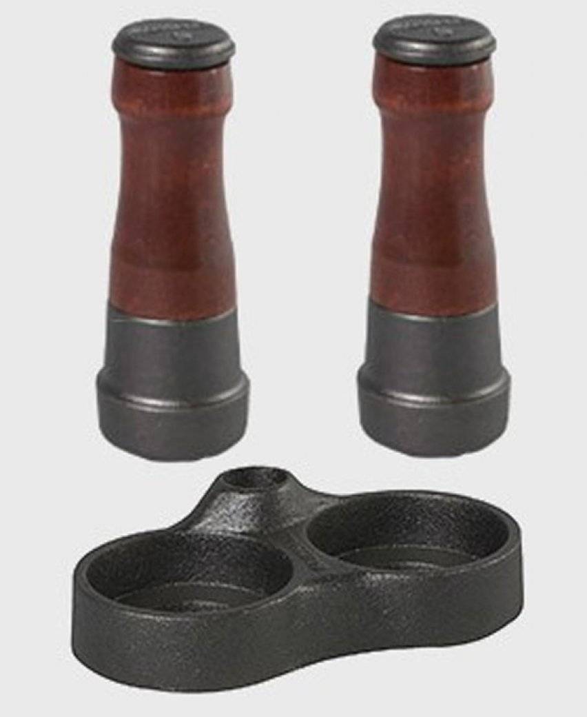 Skeppshult Peppar- & Saltkvarnset 18 cm med gjutet kvarnställ