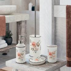Set av Badrumstillbehör Roselle Vit Blank