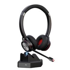 Beebang Wireless Headset, Bluetooth 5.2 Headset mit Mikrofon & USB Dongle für PC, 40 Stunden Sprechzeit Kopfhörer Kabellos für Mac Computer Skype Teams Zoom Laptop Büro Callcenter Telefon