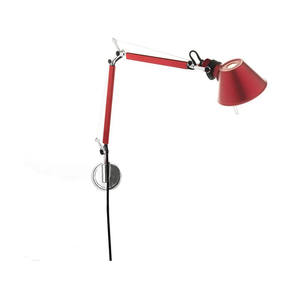 Artemide Tolomeo Micro vägglampa - Anodized red