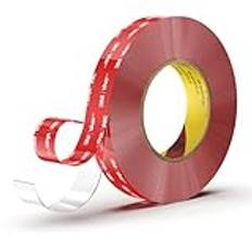 3M VHB dubbelzijdige montageband, waterdichte schuimband, 4,8 m lengte, 24 mm breed, voor auto-ledstrips, woondecoratie, kantoordecoratie