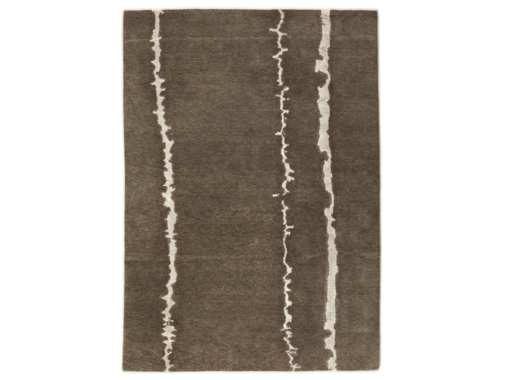 Rezas - New Age Collection Path tæppe - B170 x L240 cm / Brown