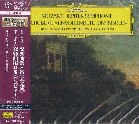 CD EUGEN JOCHUM BOSTON SYMPHONY ORCHE Schubert Oavslutad Mozart Jupiter UCGG9513 DG DEUTSCHE GRA 2018 Japan Obi Klassisk