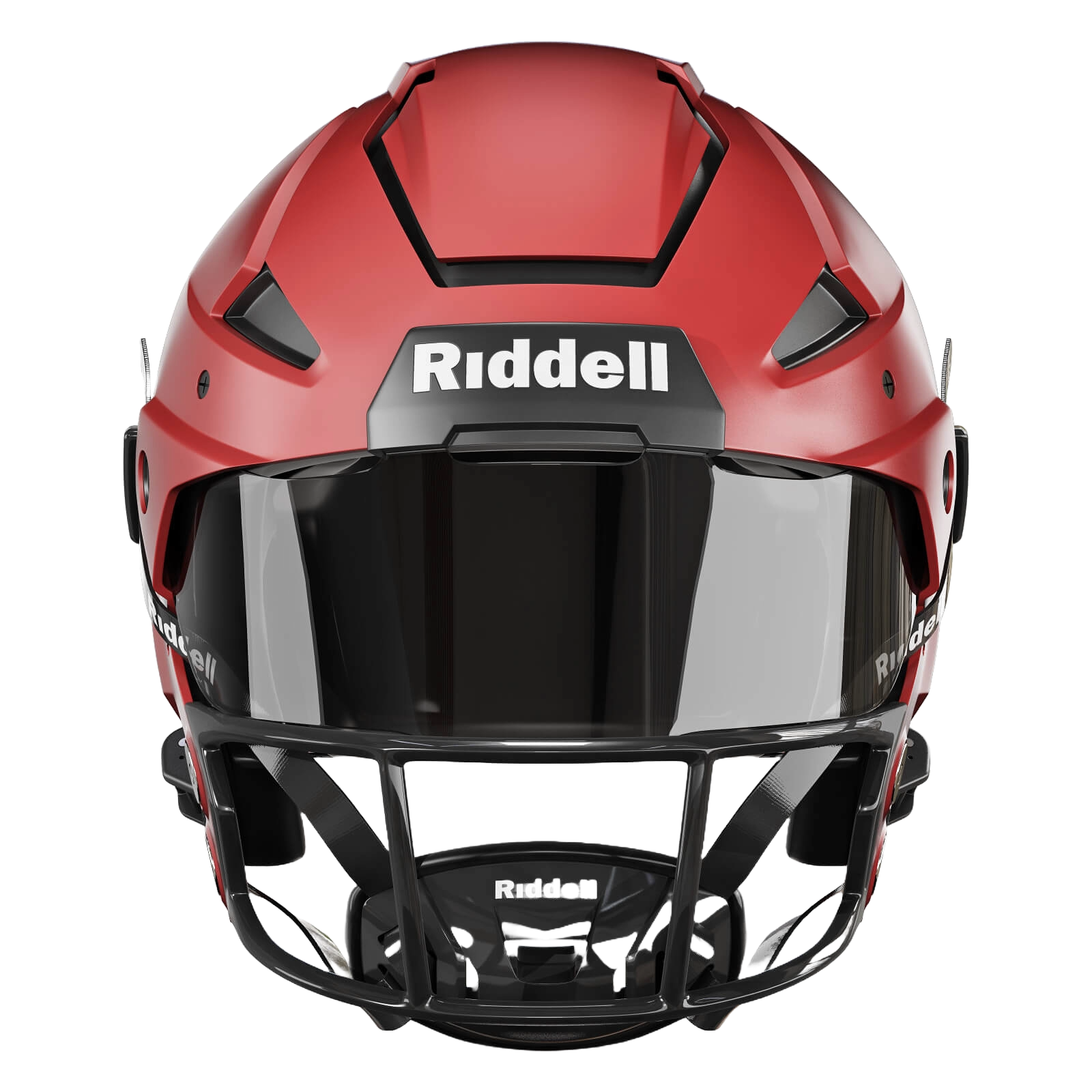Riddell Axiom (including Facemask) - Matt Black / 6 3/4 - 54 cm (S) (6 3/4 - 54 cm (S))