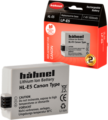 Hähnel DK Batteri Canon HL-E5 motsvarar Canon LP-E5