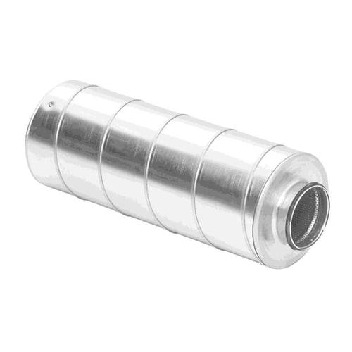 Unite Unite lyddæmper diameter 100mm, længde 1200mm, 50mm isolering 1 STK
